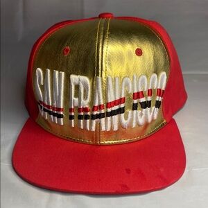 San Francisco Red and Gold Cap